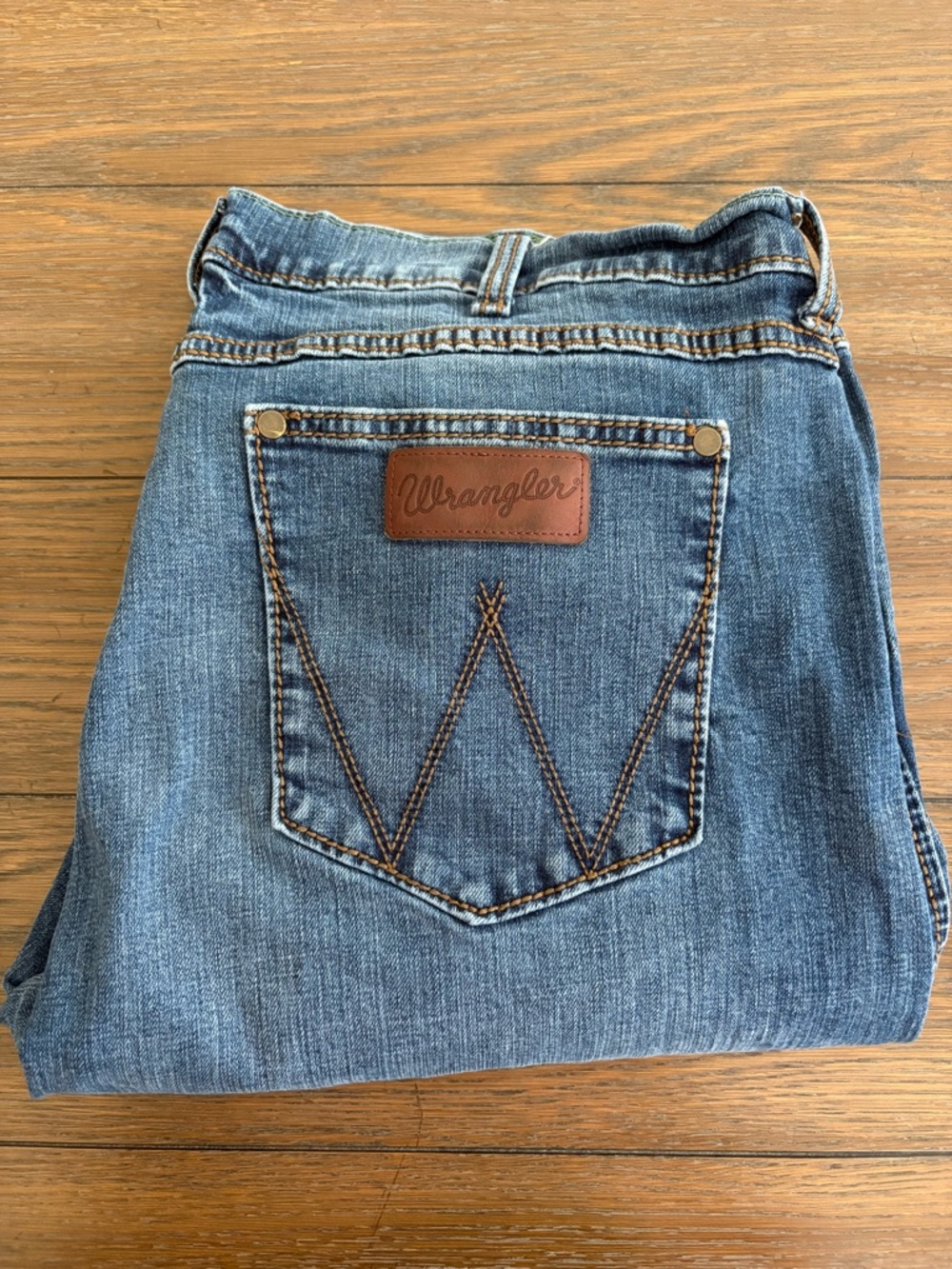 Wrangler Retro Men’s Slim Straight Jeans - Blue Size 40x34